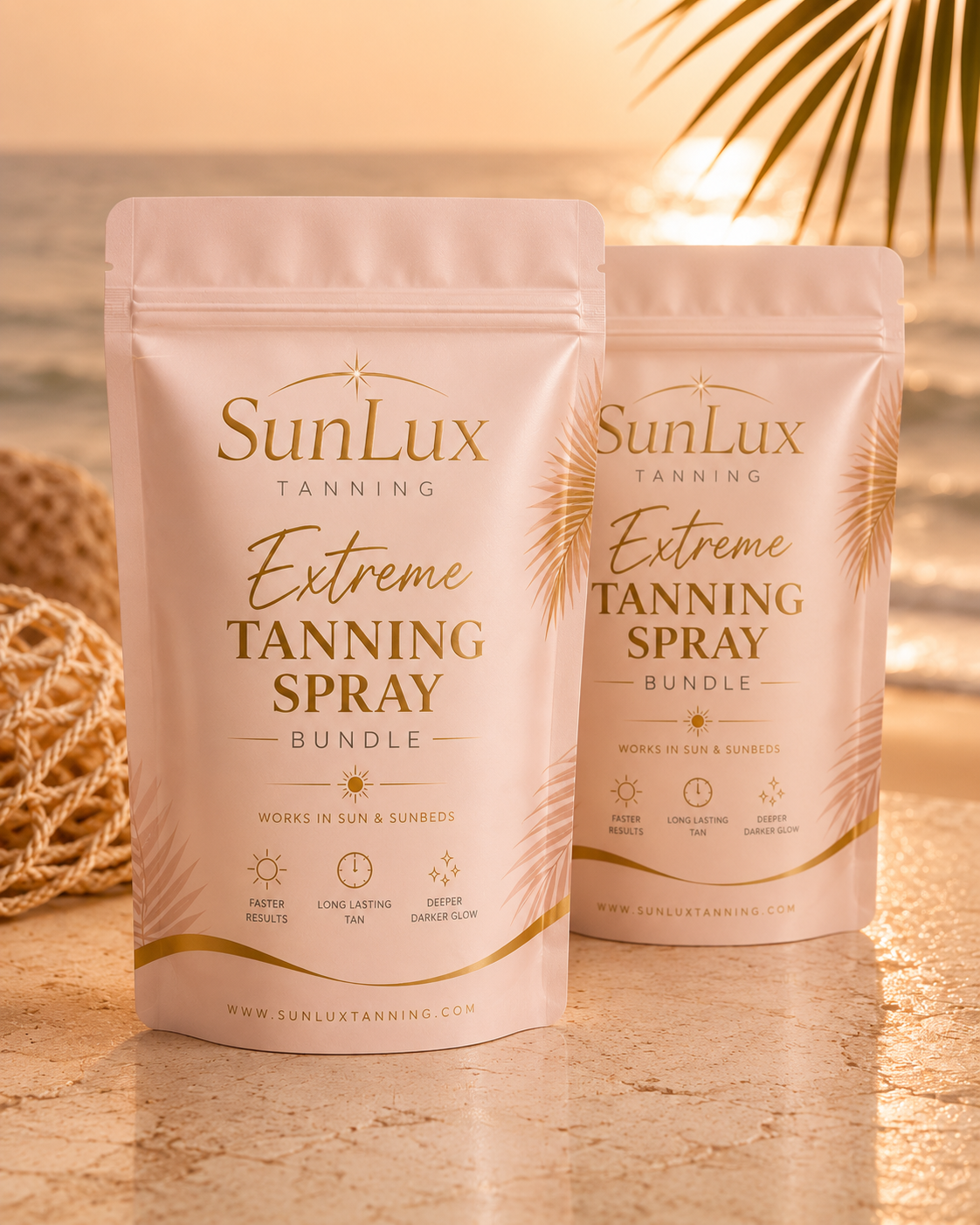 2 extreme tanning bundle