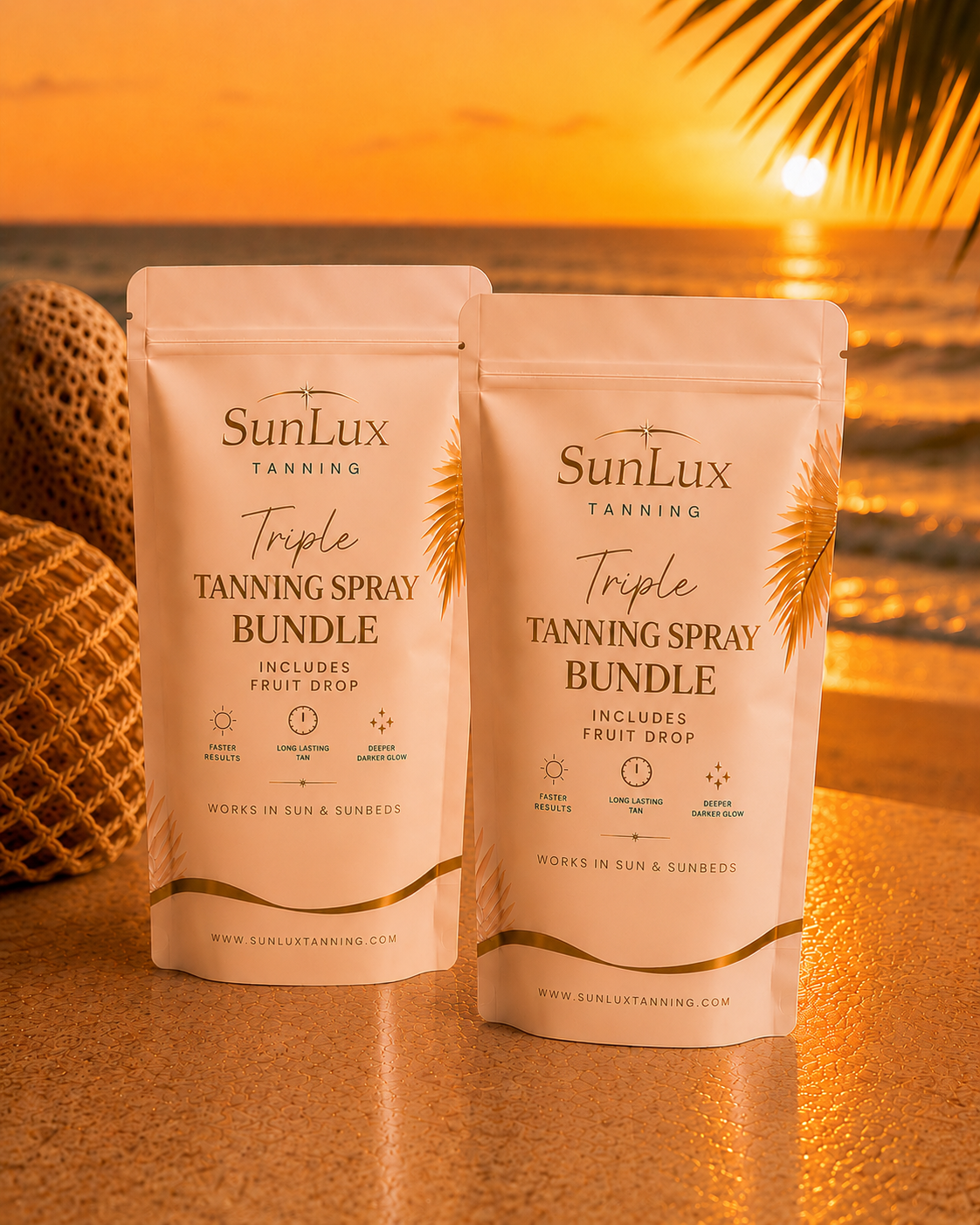 2X triple tanning spray bundles