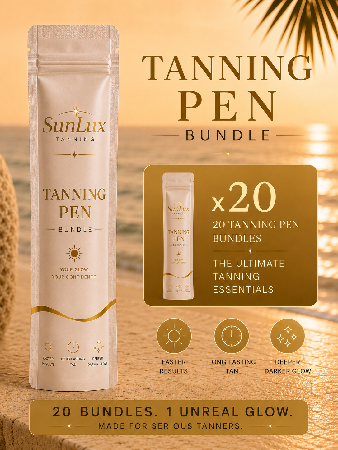 20 tanning pens